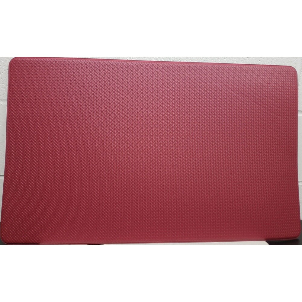ANTI-FATIGUE NON SLIP PVC KITCHEN FLOOR MAT (18"x30") RED/BURGUNDY COLOR, CE